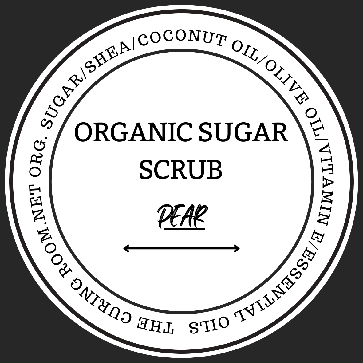 PEAR BODY SCRUB 10oz