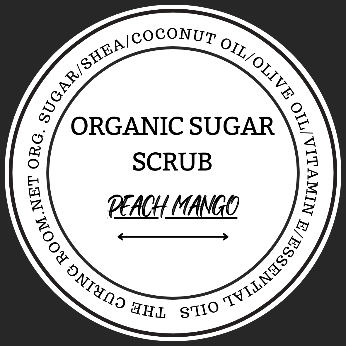 PEACH MANGO BODY SCRUB 10oz
