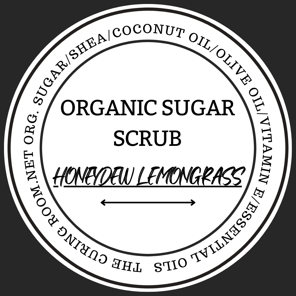 HONEYDEW LEMONGRASS BODY SCRUB 10oz